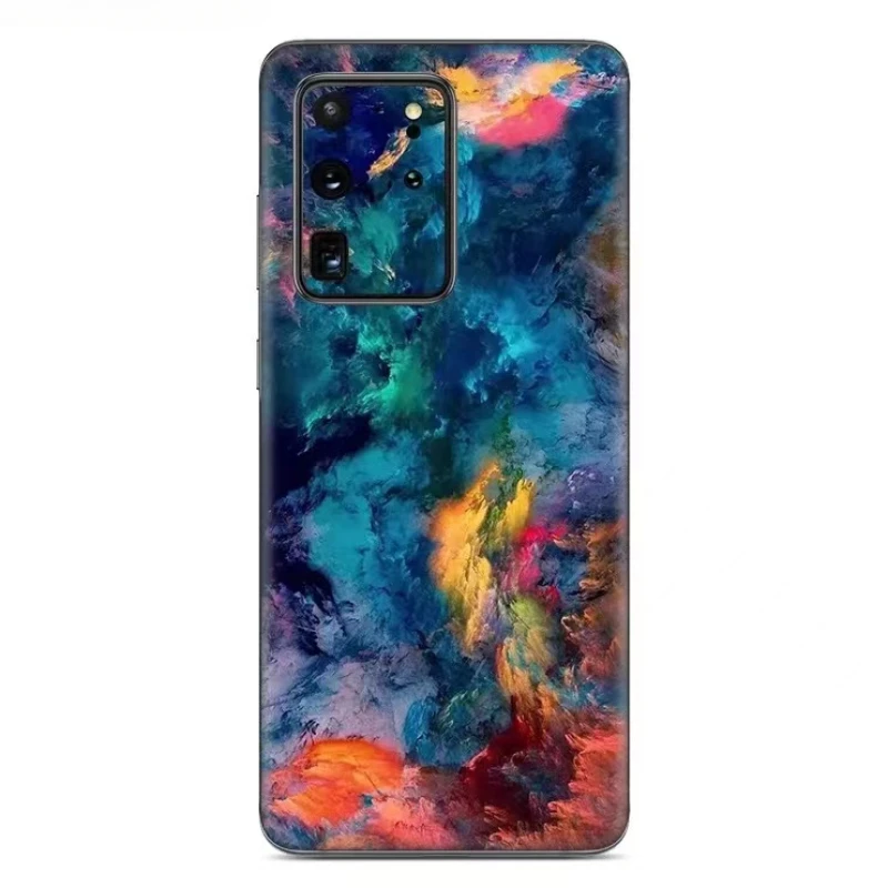 

Dropshipping New! Colorful 3M Wrap Skin Film For Samsung Galaxy S20 S21 Plus S22 S23 Note20 Ultra Thin Decal Back Cover Sticker