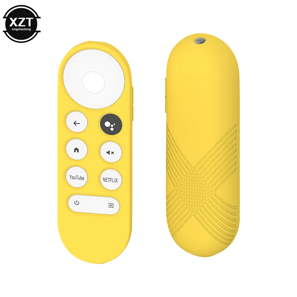 Silicone Protective Case for Google Chromecast SmartTV Remote Control Non-slip Soft Durable Shockpro