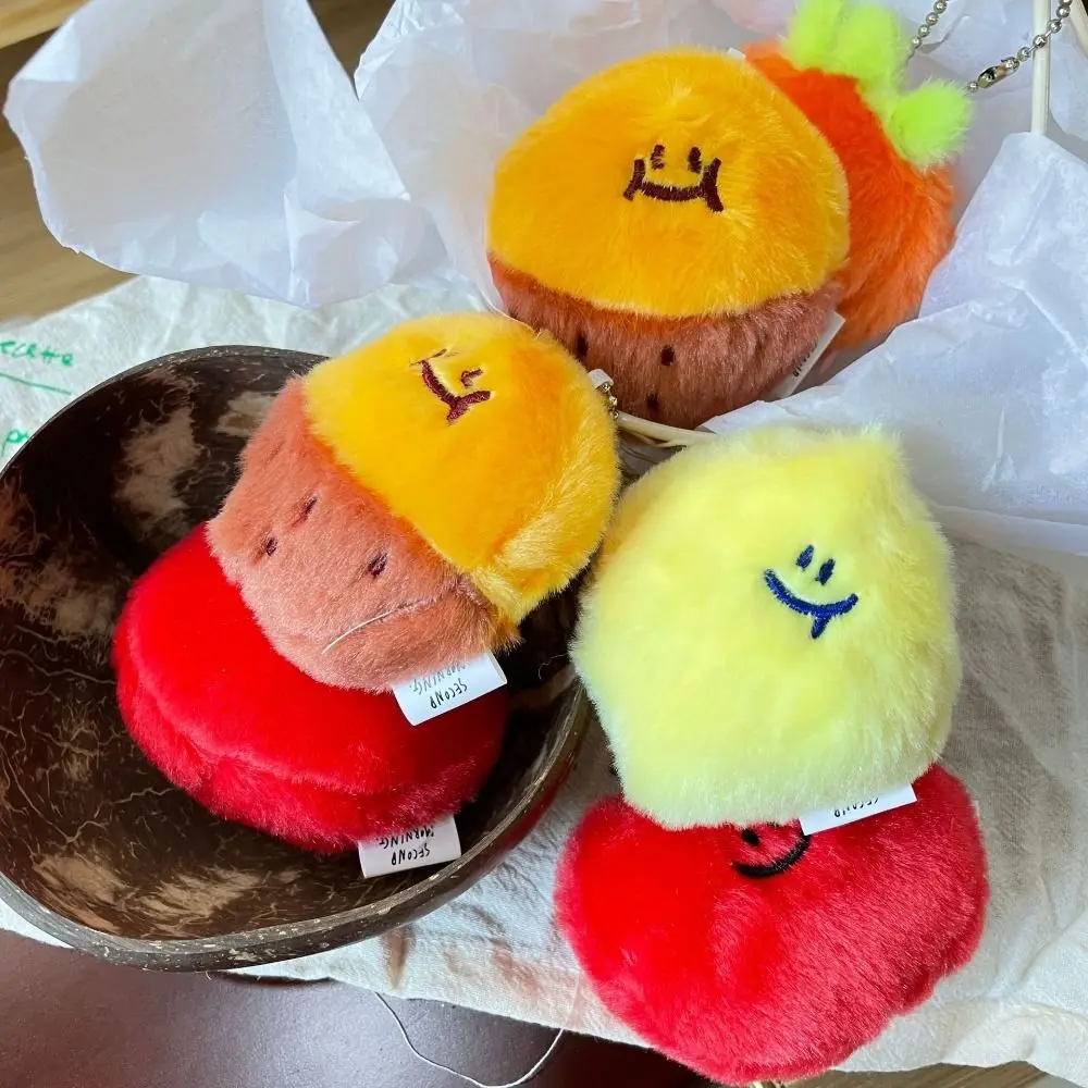 

Cute Fruit Plush Key Chain Cartoon Sweet Potato Orange Lemon Plush Doll Pendant Student Creative Bag Charms Decoration