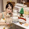 New Wedding Cake Penguin Plush Toy Wedding Party Creative Home Decoration Soft Stuffed Animal Cake Food Cute Kid Boys Girls Gift 3