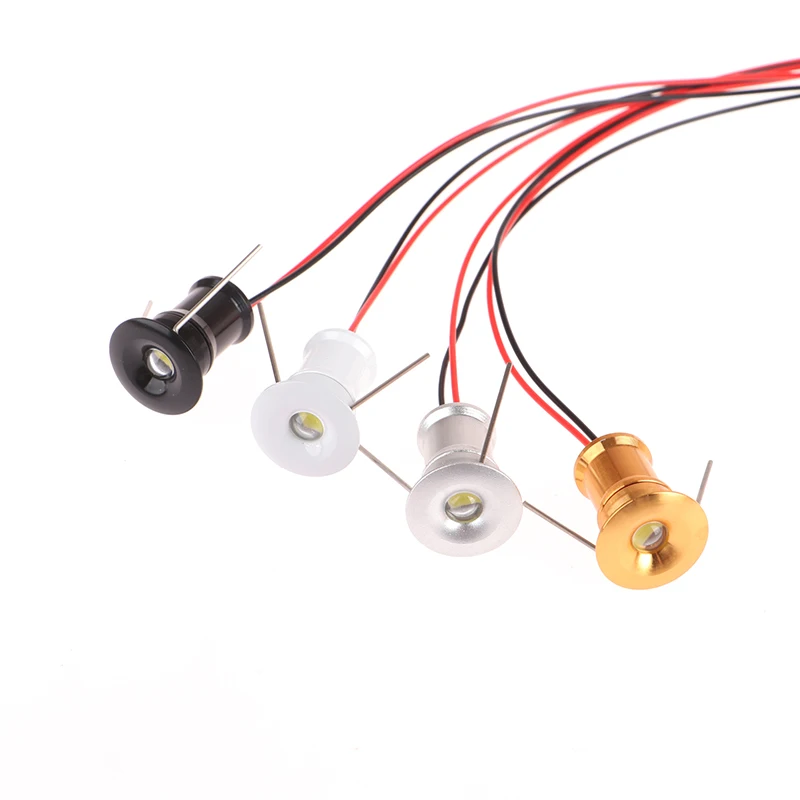 Mini LED Spotlight 12V Dimmable 15mm Cutout Recessed Downlight Ceiling Lamp Showcase Display Lighting Small Spot Light