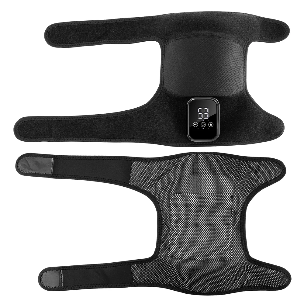 Vibration Massage Knee Pad Heating Wrap Belt Larger Thermal Area Joint Muscle Re