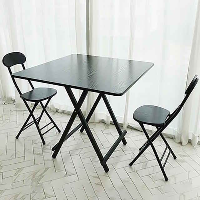 가격 대비 성능이 뛰어난 현대적이고 세련된 휴대용 나무 접이식 테이블 의자