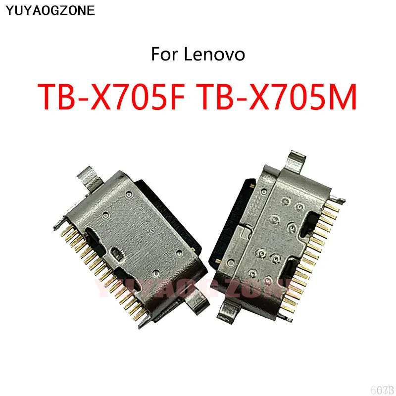 

100PCS/Lot For Lenovo Tab P10 X705F TB-X705F TB-X705M ZA44 Type-C 16 Pin USB Charging Dock Charge Socket Port Jack Connector