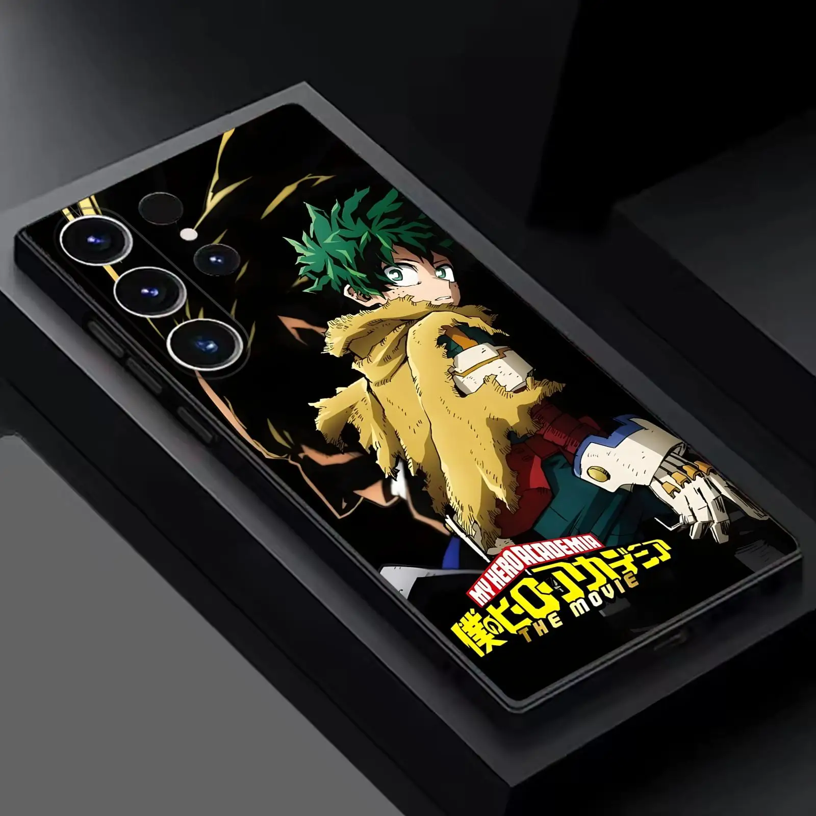 Deku My Hero Academia Shockproof Black Soft Phone Case