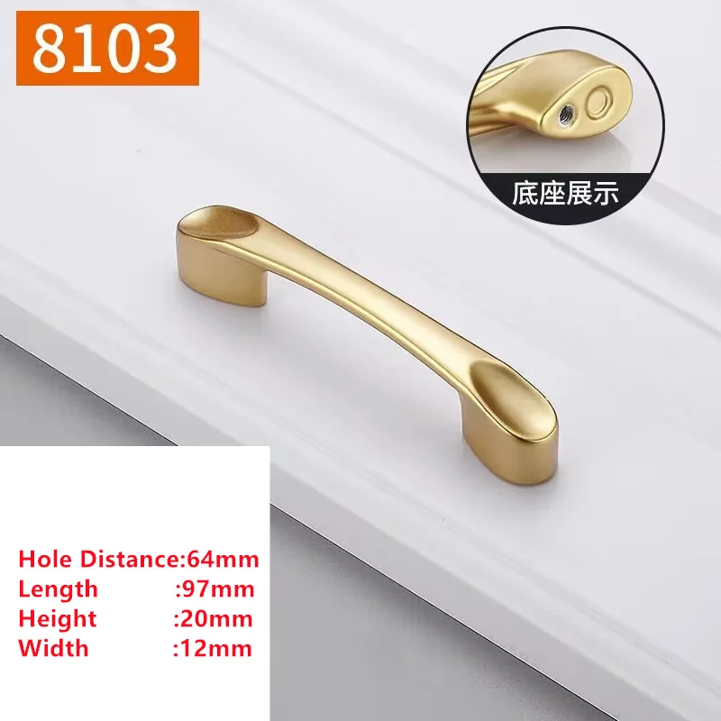 Pearl Golden Simplicity Hardware for Furniture and Kitchen Cabinets