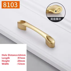 Pearl Golden Simplicity Hardware for Furniture and Kitchen Cabinets (A1-64)