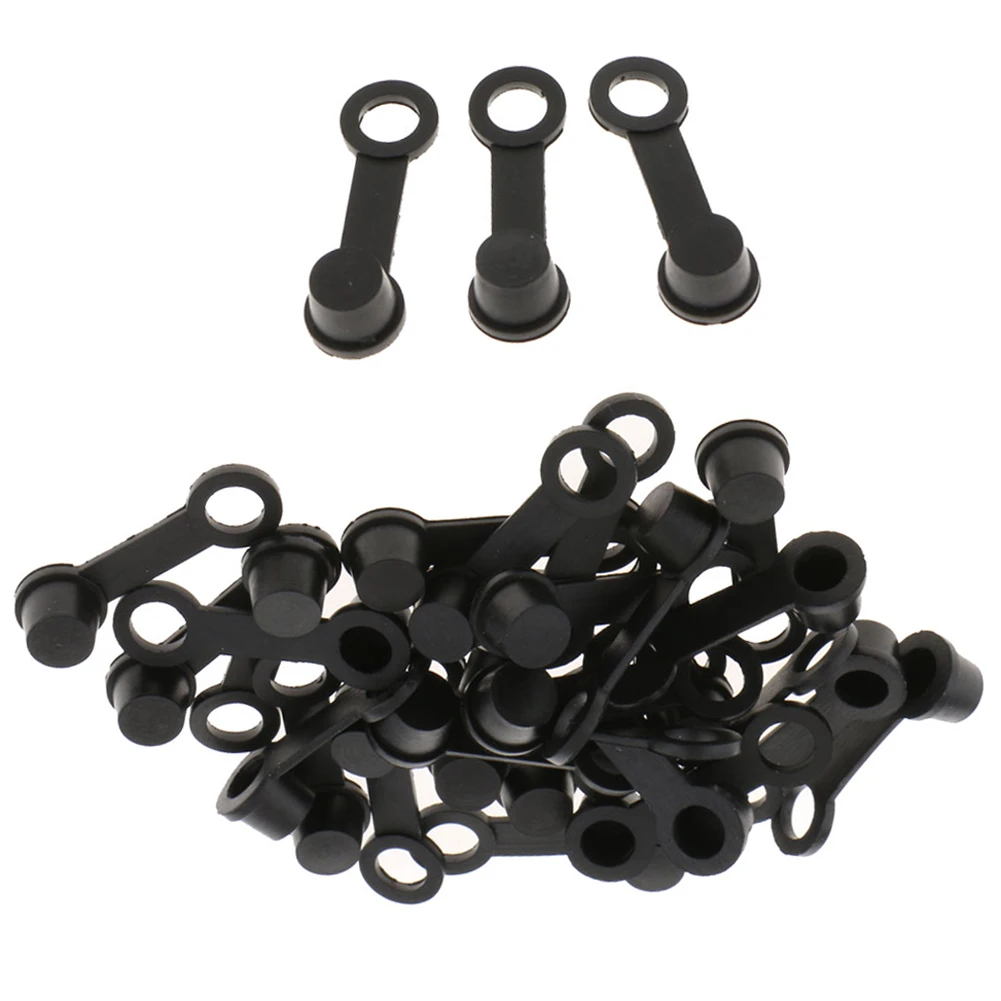 New 40Pcs Brake Caliper Bleeder Screw Cap Pump Dust Cover Cap Rubber Dust Cover Dustproof For Motorcycle Car Grease Zerk Fitting