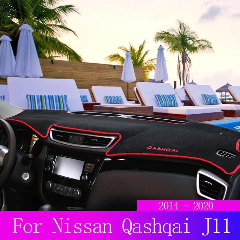 

Для Nissan Qashqai J11, автомобильная приборная панель, избегайте светильник Pad, приборная платформа, Настольная Крышка, коврики, аксессуары для отделки 2014-2019 2020