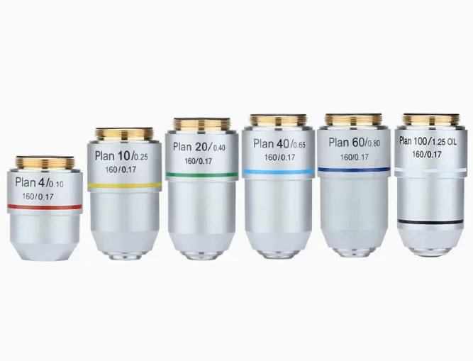 Professional RMS Thread 4X 10X 20X 40X 60X 100X Biological Microscope