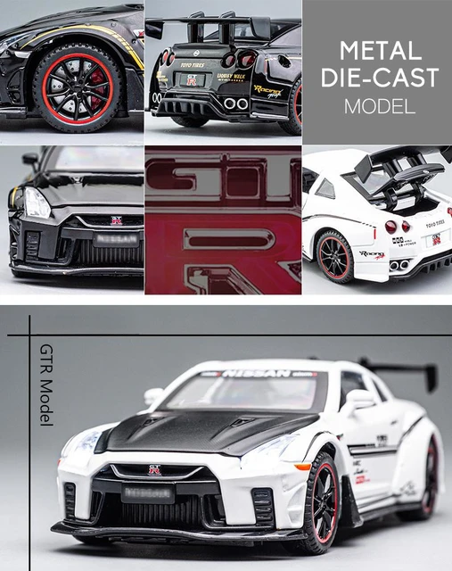 1/32 Nissan Skyline GTR R35 Nismo GT3 Racing Toy Car Model