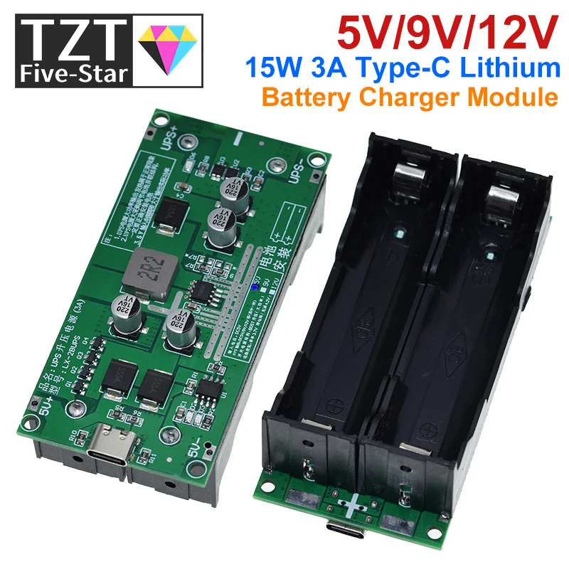 Cargador-de-bater-a-de-litio-tipo-C-15W-3A-18650-DC-DC-potenciador-de ...