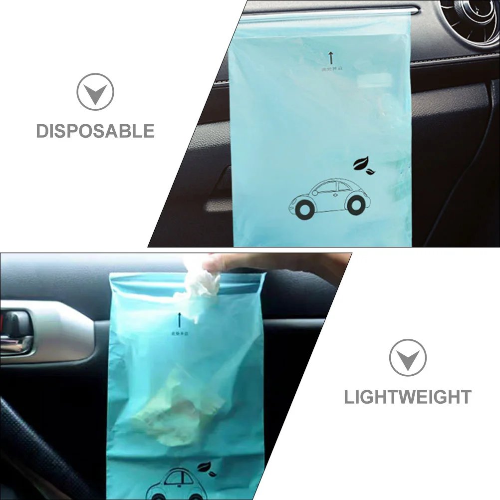 50Pcs Disposable Vomit Bags Self Adhesive Car Airplane Cleaning Wastes Storage