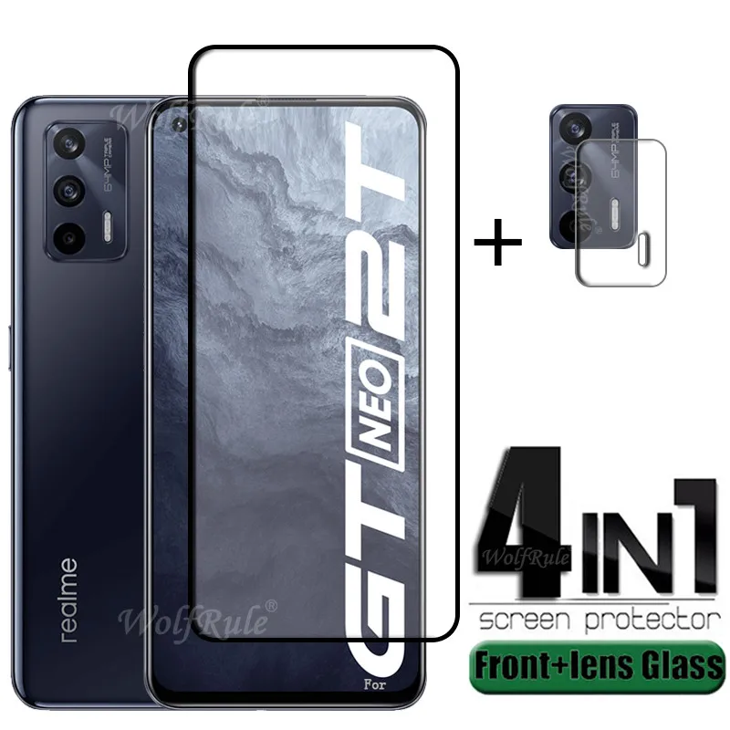

Закаленное защитное стекло с полным покрытием для OPPO Realme GT Neo 2 T GT 2 GT2, HD 9H Защита экрана для Realme GT Neo 2 T, стекло для объектива