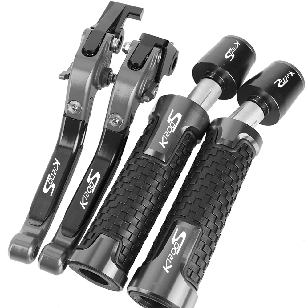 

For BMW K1200S K 1200S K1200 S 2004 2005 2006 2007 2008 Motorcycle Accessories Adjustable Brake Clutch Levers Handlebar grips