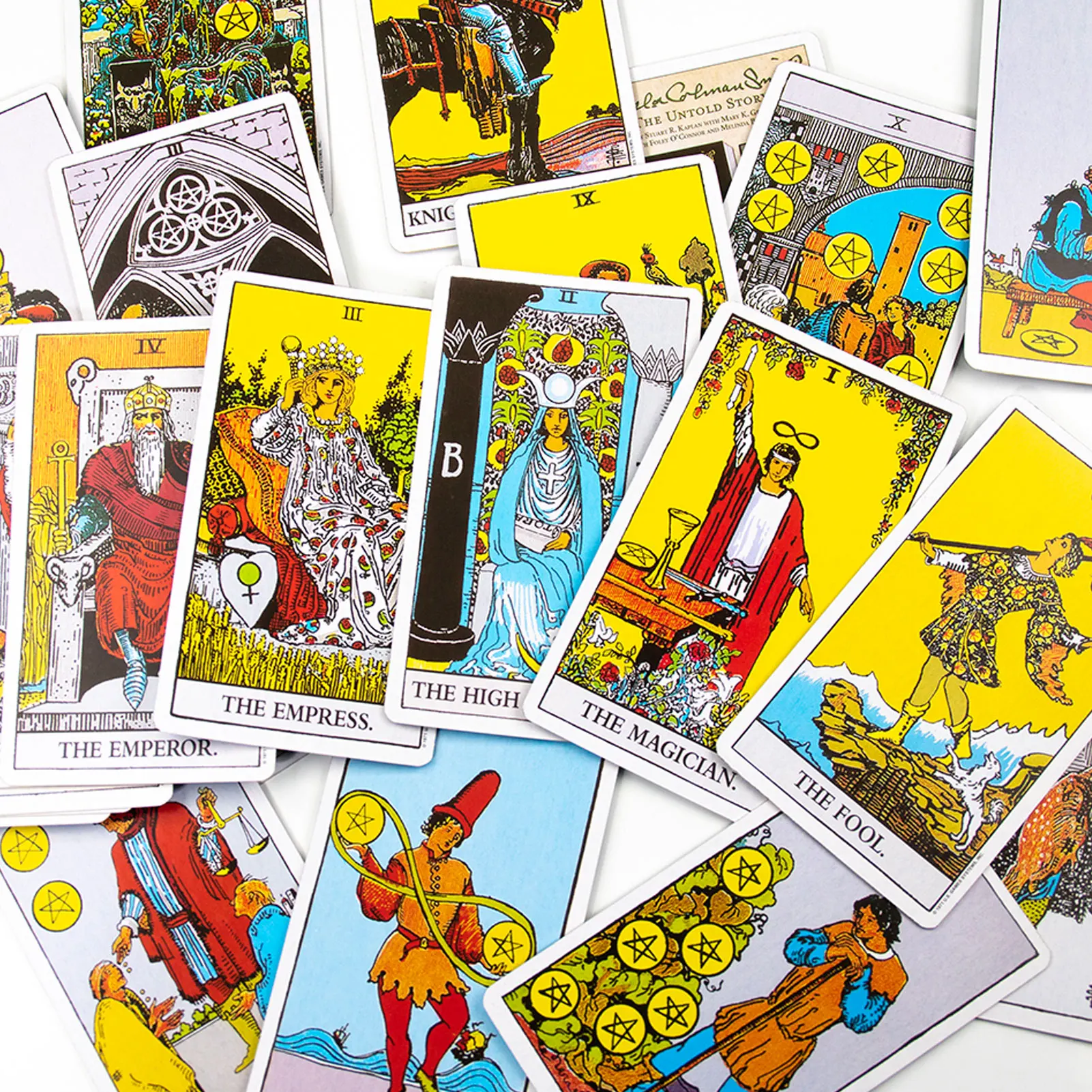 78 Pcs The Rider Tarot Card The Rider-Tarot Deck Pocket Riders Waite ...
