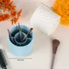 Large Capacity Rotating Makeup Brush Cup Holder Multi-functional Desktop Eyebrow Pencil Makeup Brush Organizer Holder Storage Bo 5