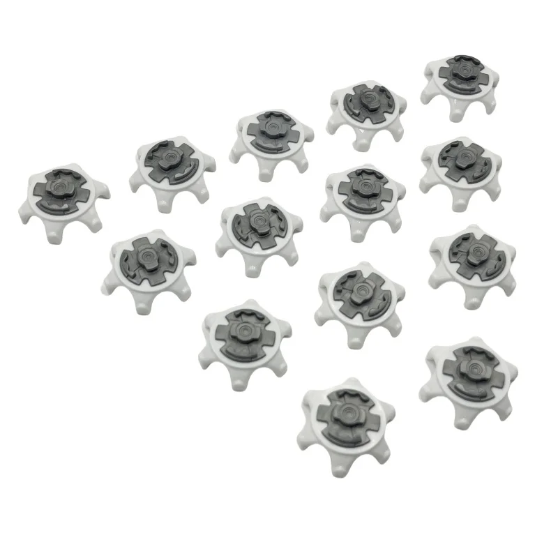 14Pcs Golf Shoe Spikes Replacement Screw Cleat System Studs Fast Twist 3 Colors Shoe Spike Pins Golf Training Aids Accessories 5