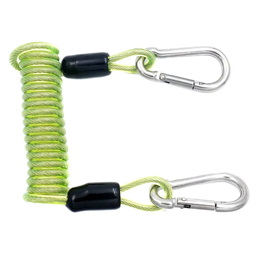 Professional Scuba Diving Dive 10cm Spiral Spring Coil Snap Clip Lanyard Professional Scuba Diving Dive 10cm Spiral Spring Coil Snap Clip Lanyard