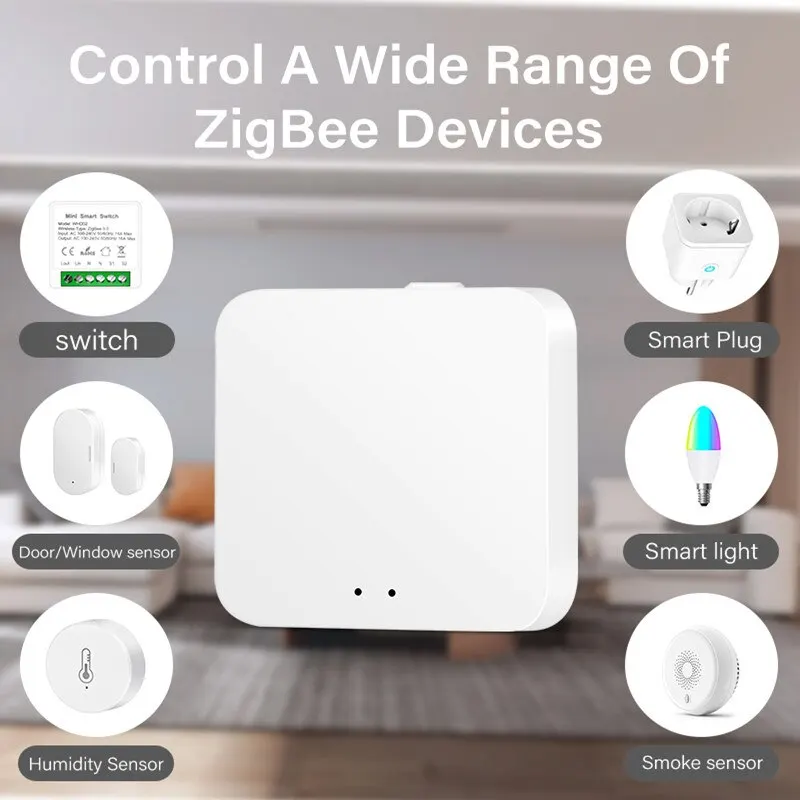 Smart Zigbee 3.0 Gateway Hub Bridge Smart Home Timer Schedule Smart Life  Remote Control Work With Tuya Smart Alexa Google Home