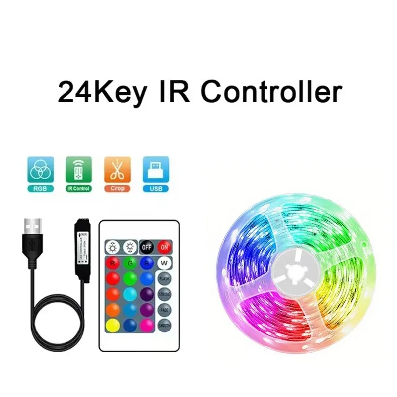 ตัวเลือกสินค้า LED Strip บลูทูธ ปรับสีได้ ตกแต่งห้อง