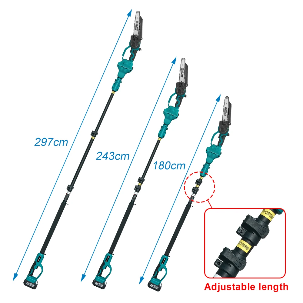 6 Inch+8 Inch Mini Brushless Electric Saw Rechargeable Chain Saw Wood Cutter Pruning Garden Power Tools mini chainsaw electric chainsaw electric saw