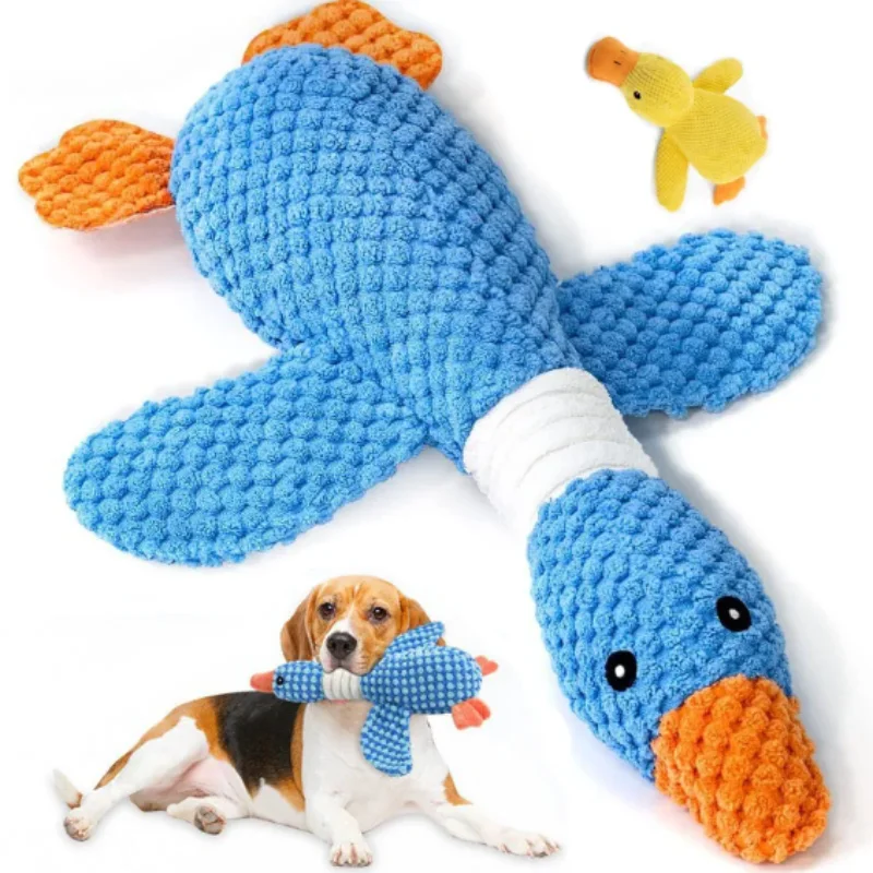 Durable Interactive Chew and Squeak Plush Toy