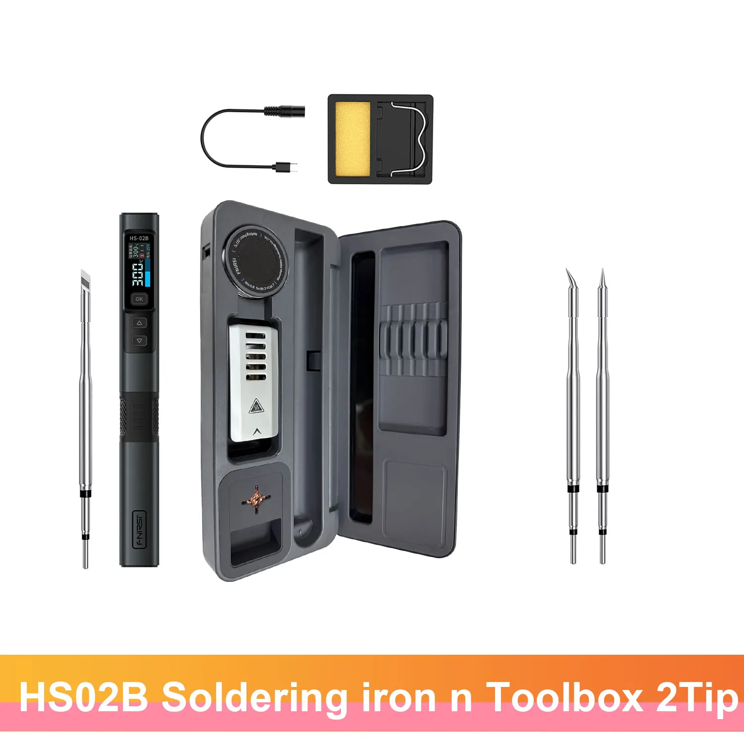 Smart Soldering Iron With Mobile Workbench Storage And CNC Metal Shell - View #10