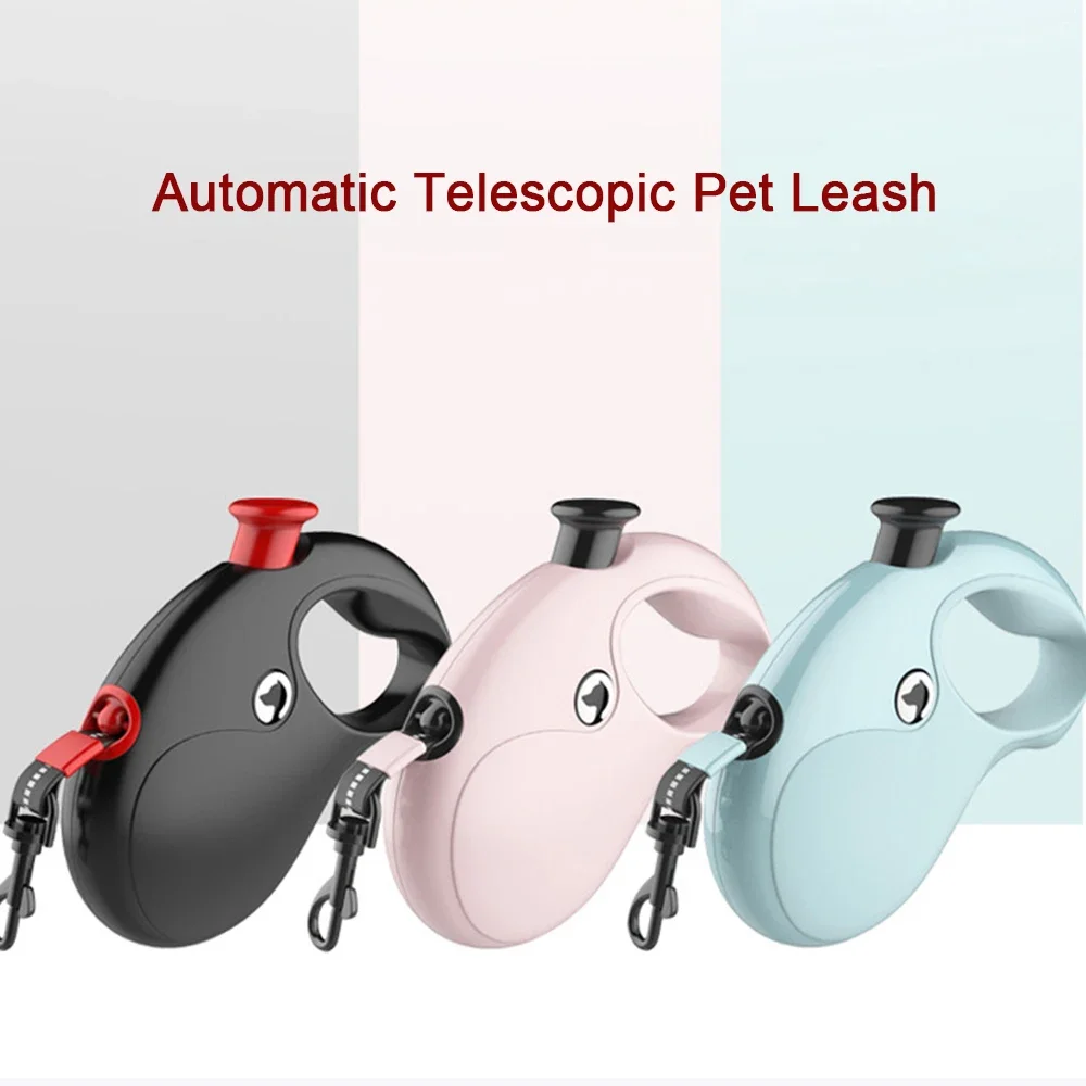 

5M Nylon Dog Leash Automatic Retractable pets portable Training Lead Belt Puppy Walking Running Lead Extension Products