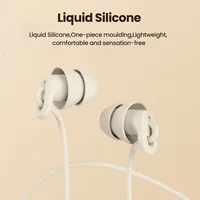 Soft Silicone In-ear Wired Headphones 3.5mm/Type C Jack Earphones Sleep Handsfree Wired Headset With Mic Noise Canceling Earbuds 2