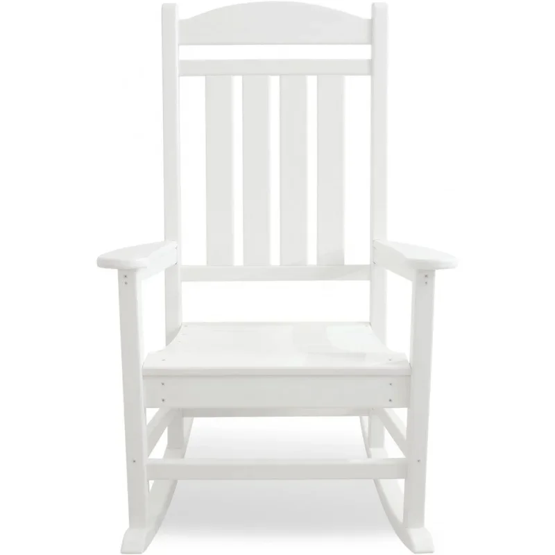 POLYWOOD R100WH Presidential Rocking Chair, White