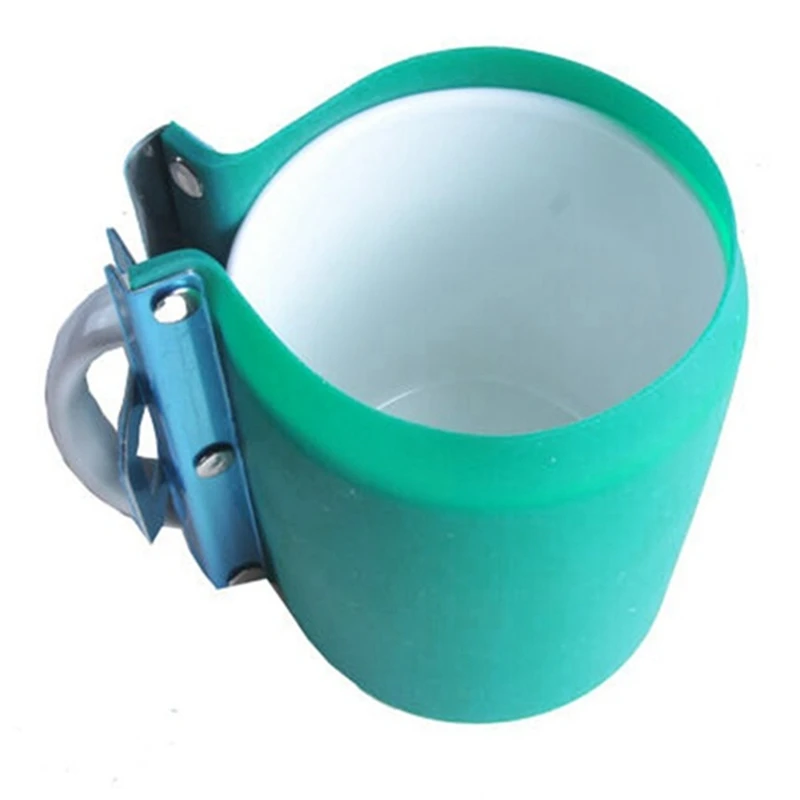 염료 승화 프린터 실리콘 몰드 고정장치, 12Oz 3D 랩 고무 컵 클램프, 5 팩