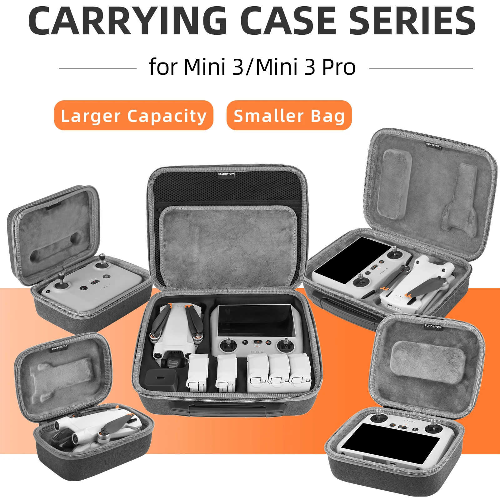 Storage Bag DJI Mini3 Portable Carrying Case Mini3 Pro Drone Accessories High Capacity Shoulder Bag Spare Parts drone accessories drone storage bag dji case drone case