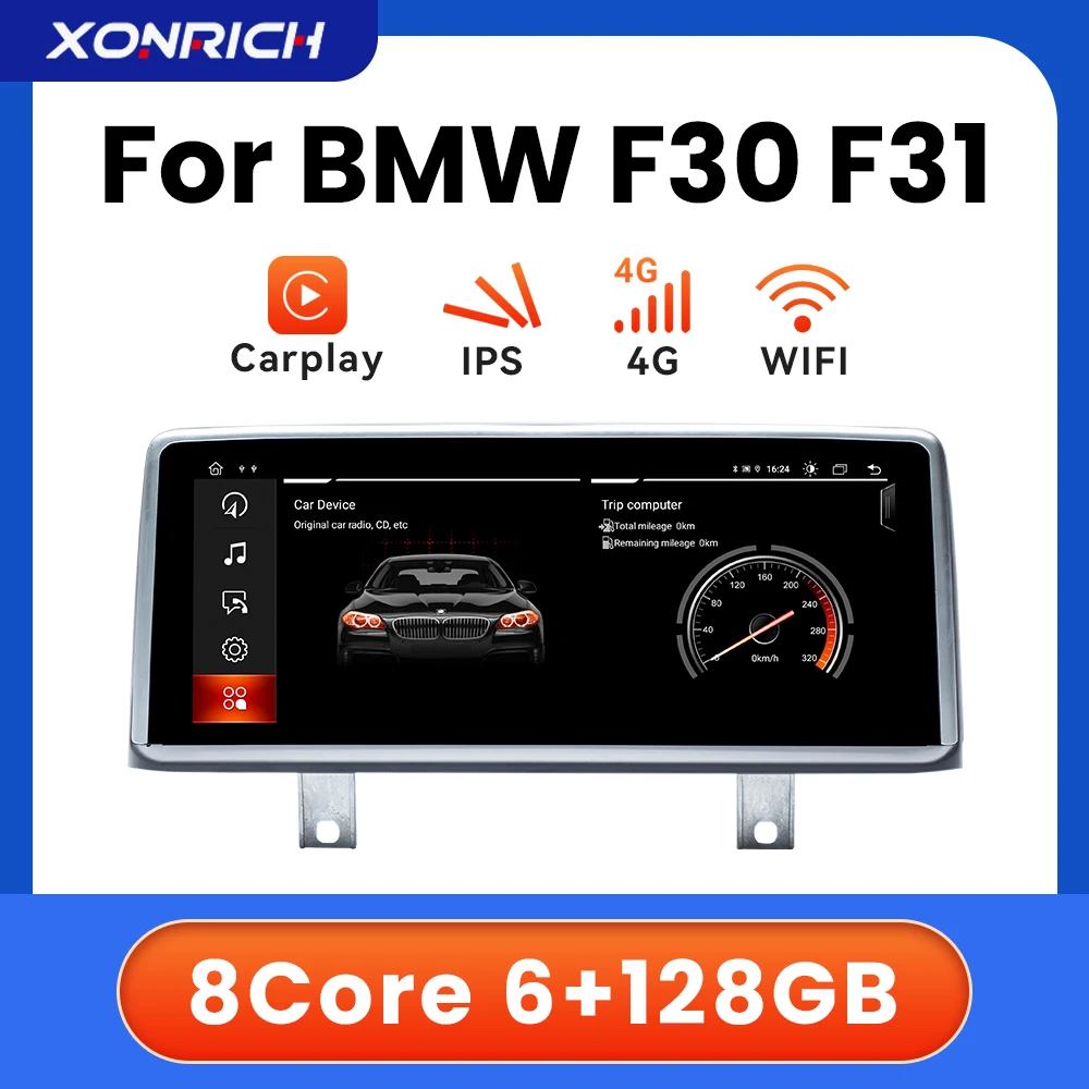

Wireless CarPlay Andorid Auto Car Radio For 3Series F30 F31 F34 4Series F32 F33 F36 2013-2016 Original NBT Multimedia GPS 2din