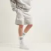 Custom LOGO DIY Brand 330GSM 100% Cotton Heavy Weight Shorts plus Big Size mens shorts summer casual beach blank shorts for men 1
