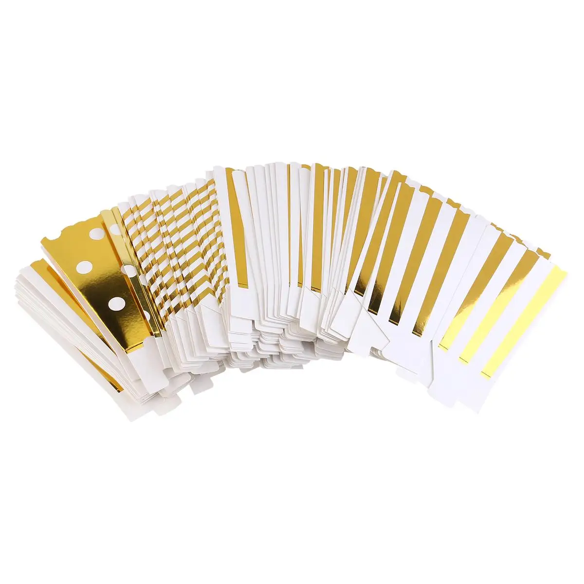 50pcs Popcorn Boxes Yellow Design Scalloped Cardboard Party Candy Cartons Movie Style Wedding Favors et Supplies