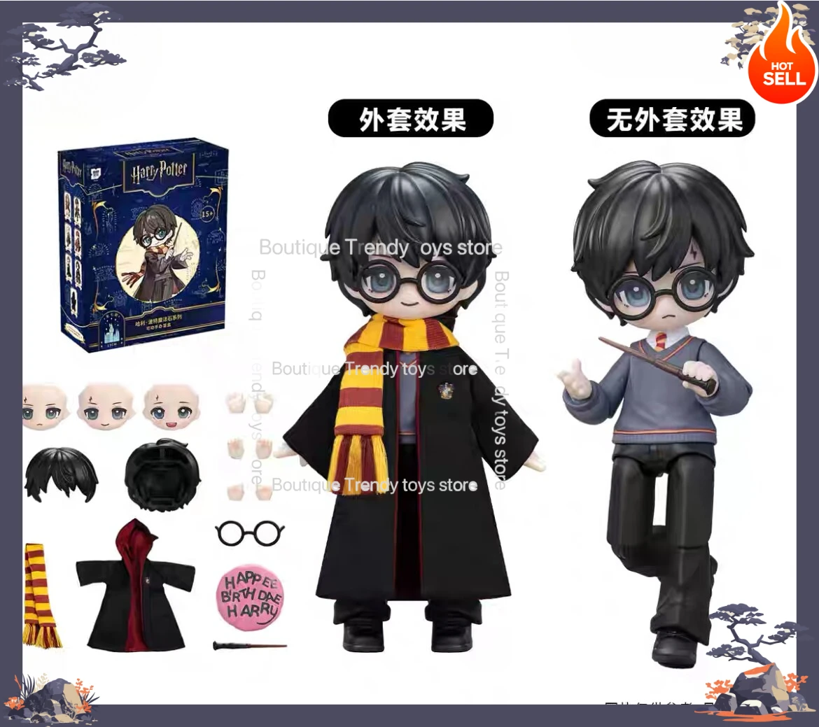 MINISO Harry Potter Philosopher's Stone Action Figures Blind Box Wizarding World Hermione Ron Collectible Model Toy Gift