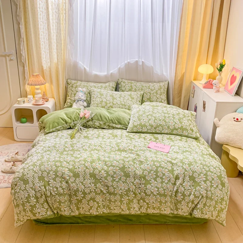 1pc Thicken Winter Duvet Cover Warm Milk Velvet Comforter Cover Double Side Velvet Bed 3D Carve Flower Comforter Set Bedding Set S2fb3140a3c4749d297e8c635ea5d0e2ed