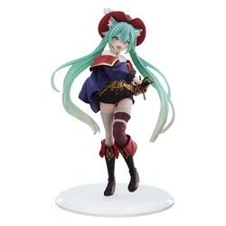 Hatsune Miku Wonderland Puss in Boots Anime Figurine - Adorable Desktop Decor & Gift (1 PC No Box)