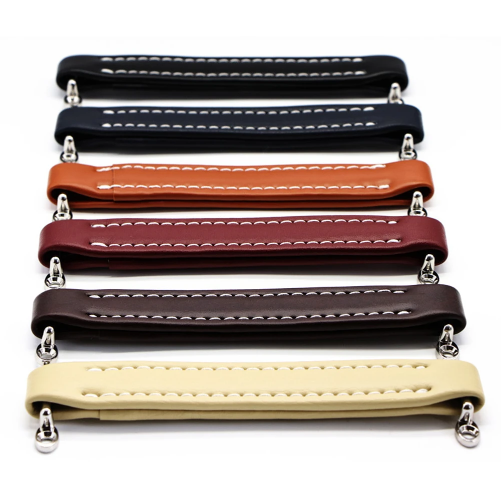

Vintage Style Leather Guitar AMP Handle With Screw Stringed Instruments Accessories For Guitar S Speaker