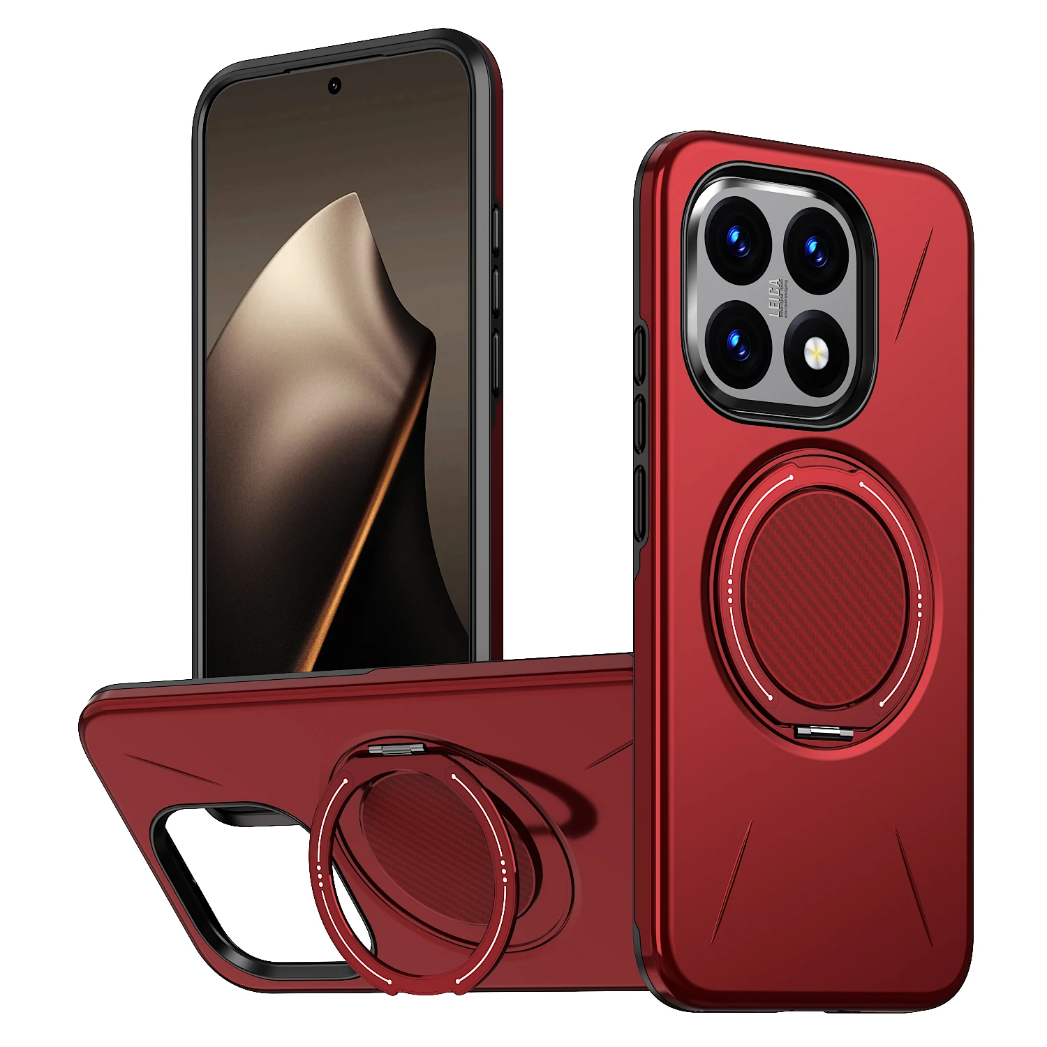 360° Magnetic Shockproof Phone Case with Stand Holder and Magsafe Compatibility