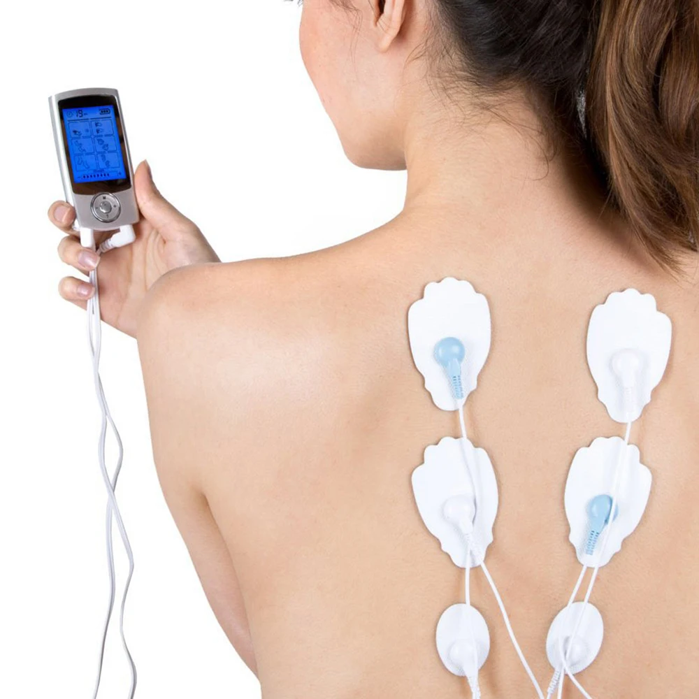 

16 Mode Electric Tens Muscle Stimulator Acupuncture Face Body Massager Digital Therapy Herald Massage Tool Electrostimulator