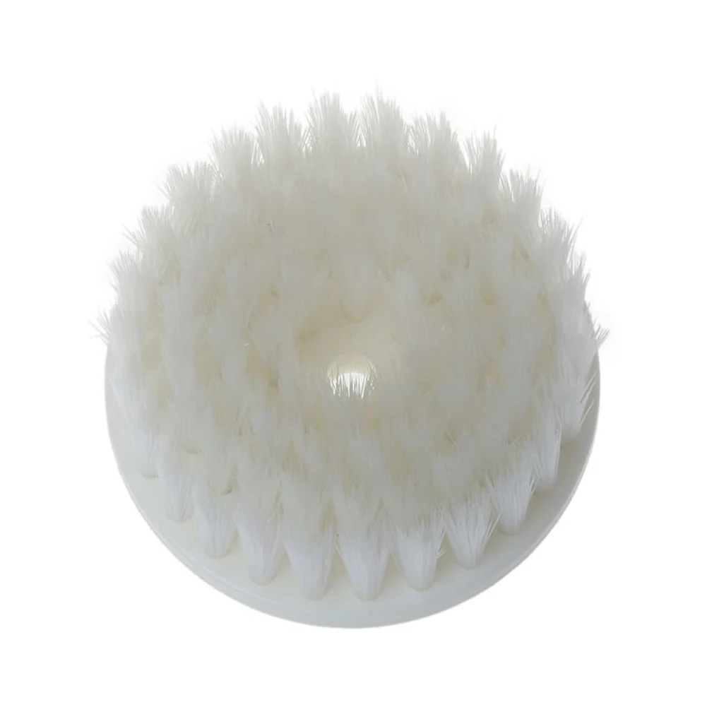 

High Quality Soft Drill Powered Brush Brush Head 1 Pcs White + Metal 60mm Diameter 6mm Shank Diameter Nanowire + Plastic Indoor