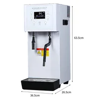 10L Capacity Commercial Milk Froth Steam Machine Coffee Milk Bubble Maker with 5 Temperature Setting Fully Automatic Intelligent 2