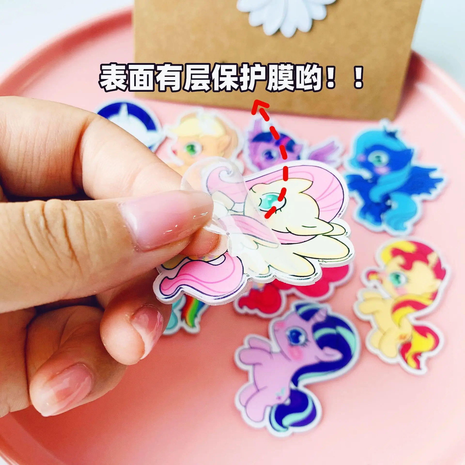 10 Types Cute Mane My Little Pony Enamel Pins Anime Lapel Badge Jewelry Children Birthday Gifts Brooches Pines Lapel Pins Kawaii