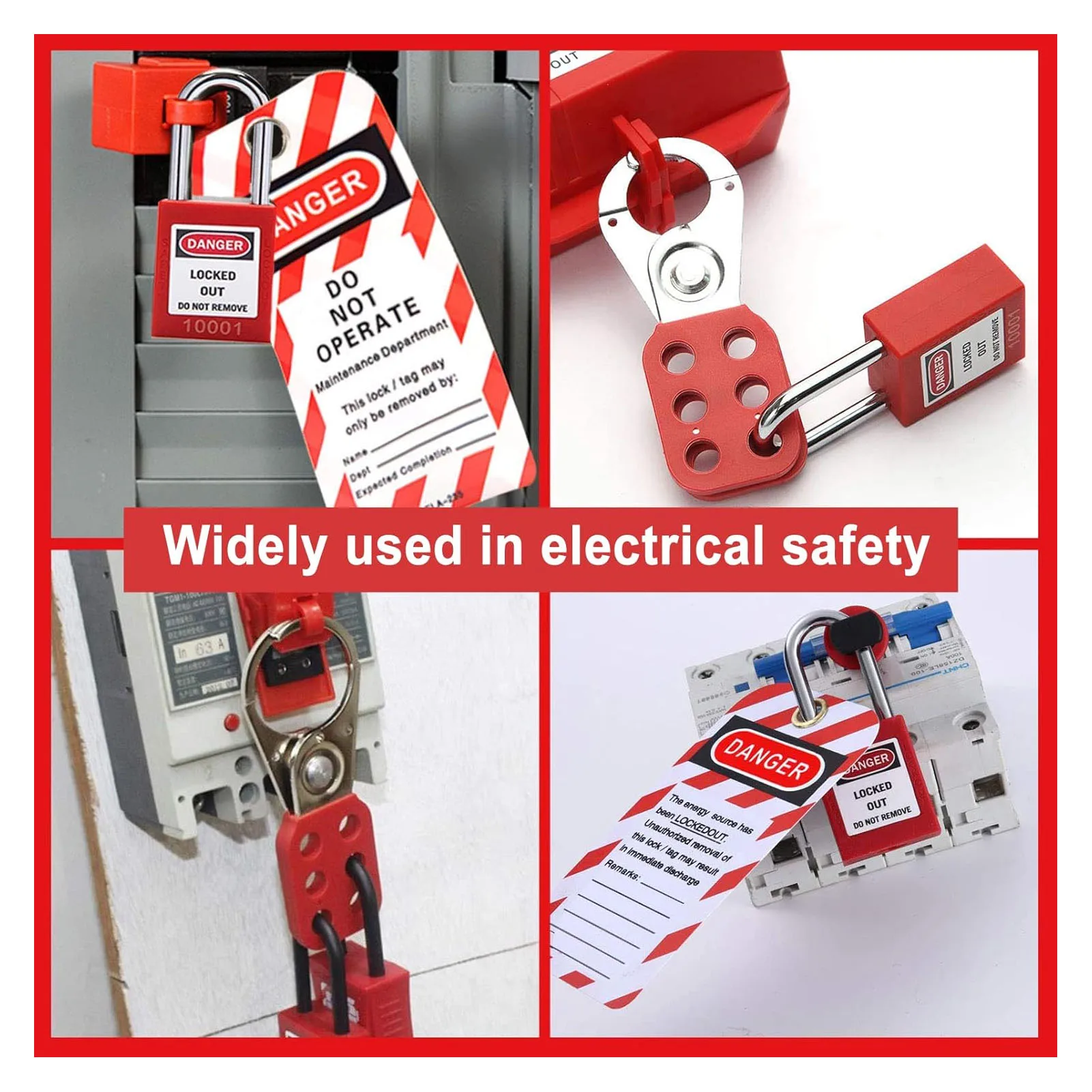 Electric Lockout Hasp Kit Lockout Tagout Kit,Lock Out Tag Out Kits ...