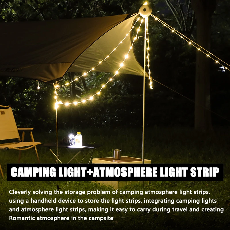 Outdoor Waterproof Camping Light USB Recharge Portable Lanterns