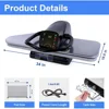 34" Large Steam Iron Press with LED Touch Screen, 1800W Steam Press with 5 Fabric Settings Language 4