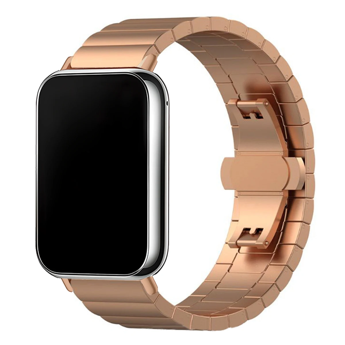 Stainless Steel Metal Bracelet Watchband - Premium Replaceable Business Strap