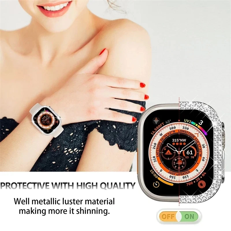 Elegant Bling Diamond Crystal Frame Case